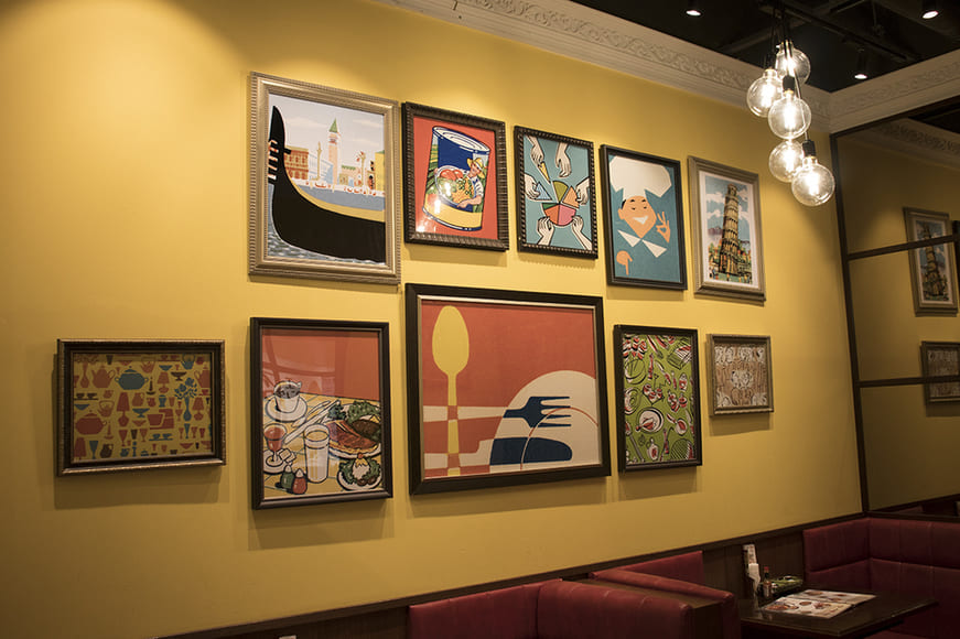 trattoria humming bird ララガーデン長町店の内観