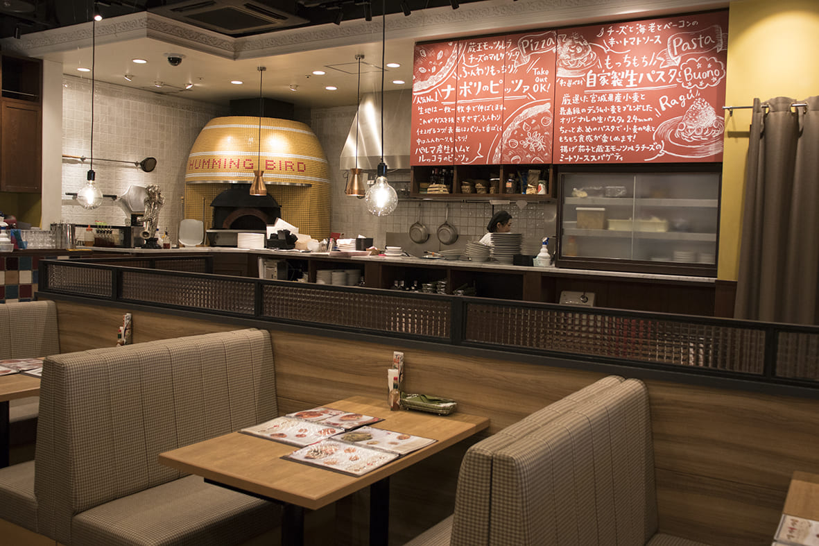 trattoria humming bird ララガーデン長町店の料理
